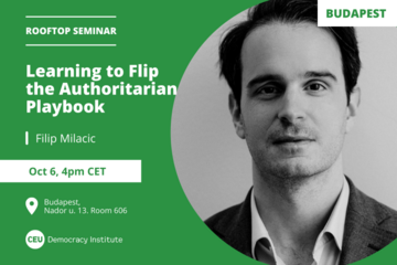 An image shows Filip Milacic and the details of the event