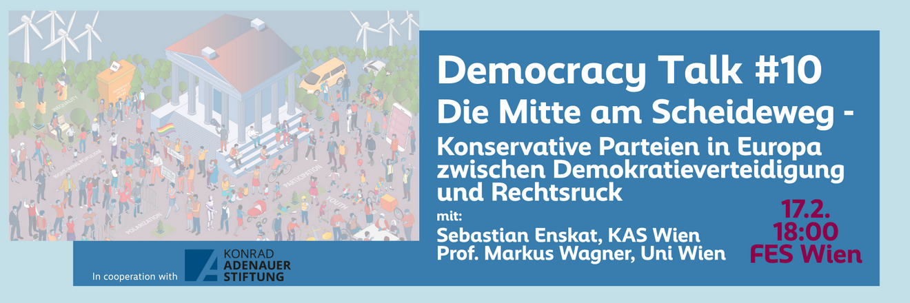 An image shows the title of the event alongside an image of a municipal square