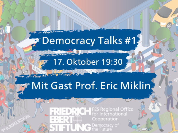 Democracy Talk mit Eric Miklin im FES Regionalbüro Wien
