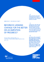 Reform in Ukraine: change for the better or an imitation of progress?