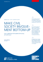 Make civil society involvement bottom-up