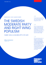 The Swedish moderate party and right wing populism